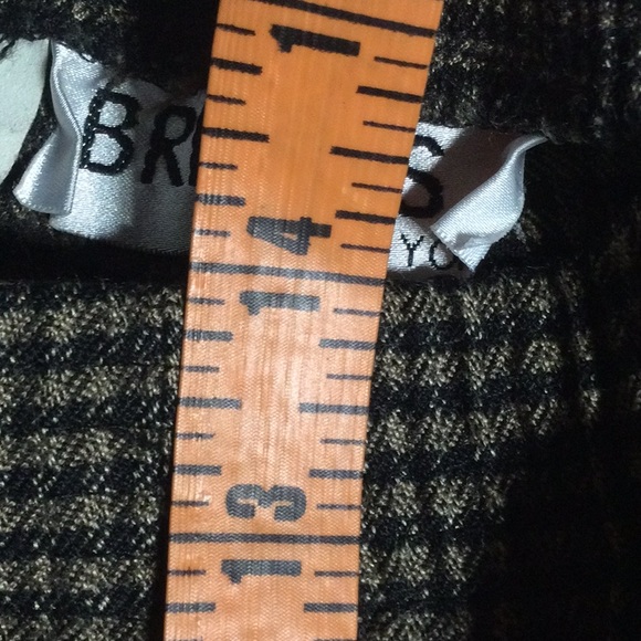 BRIGGS New York Tan snd Black Checkered pants with elastic waist band - Picture 10 of 16